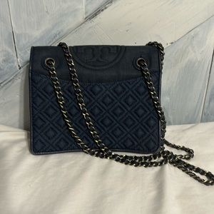 Denim Tory Burch handbag